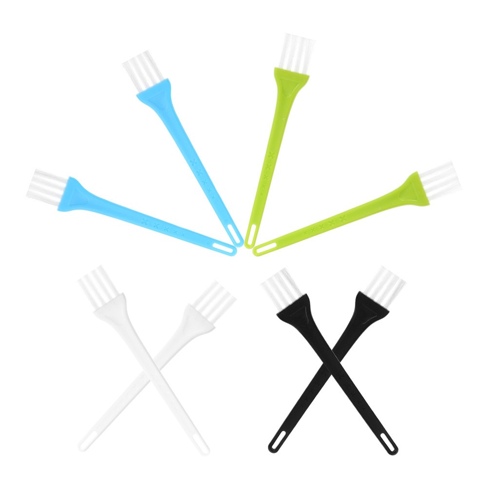 8Pcs Compact Durable PP Clipper Brush Set for Keyboard and Crevice Cleaning
