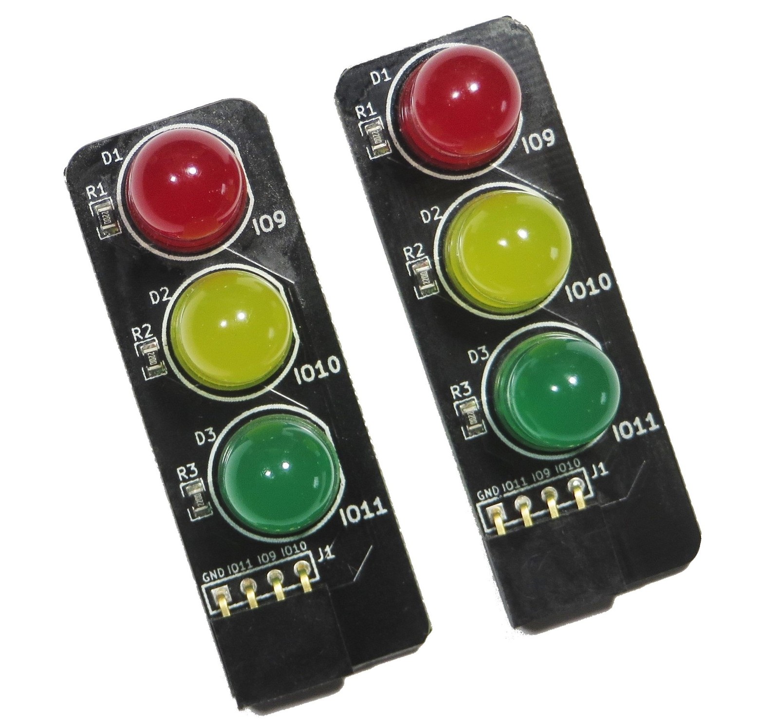 2 Pack Pi Traffic Light LED Signal Module For Raspberry Pi Development Kit