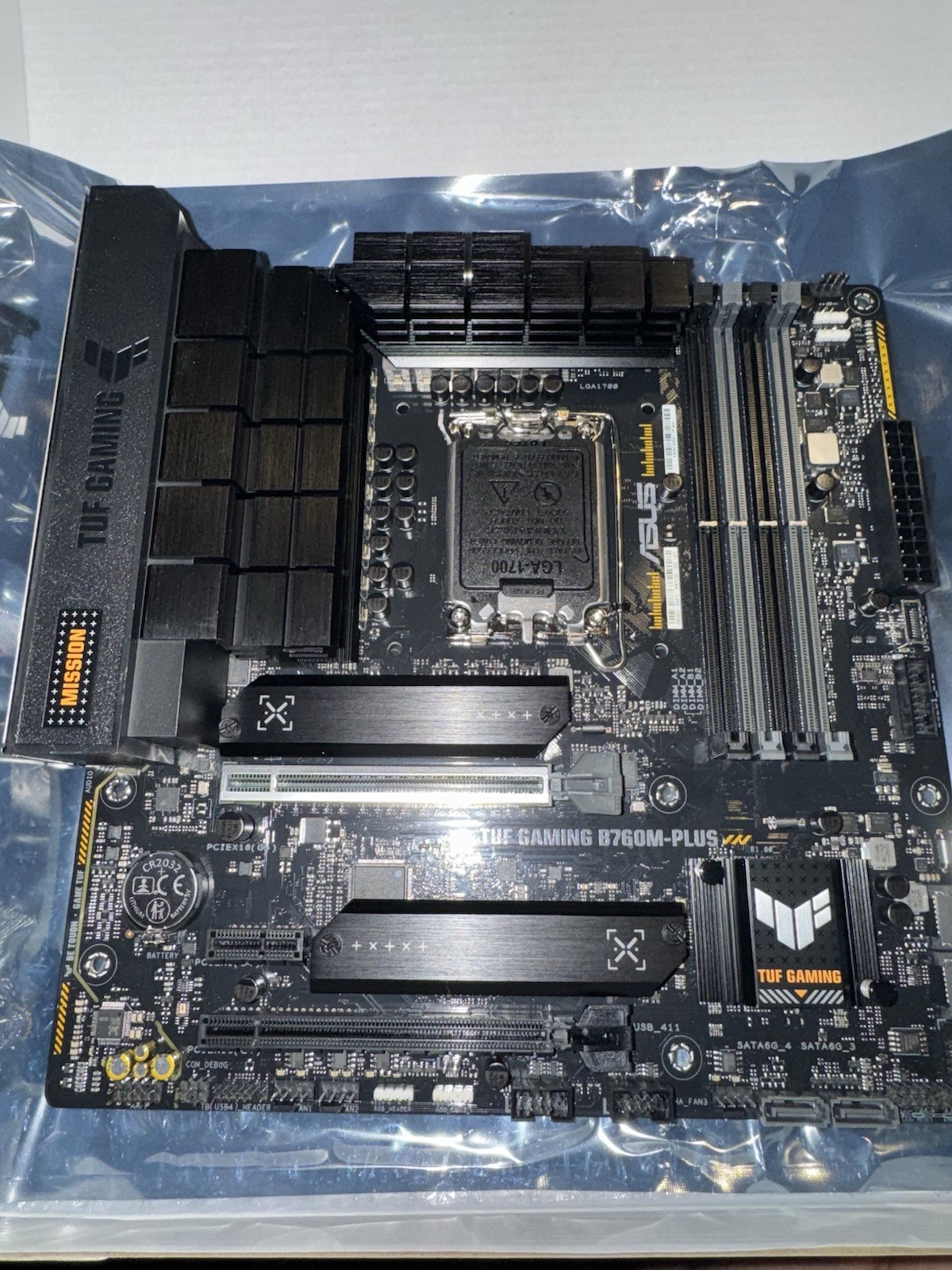 ASUS TUF Gaming B760M-Plus DDR5 LGA 1700 microATX Intel Motherboard