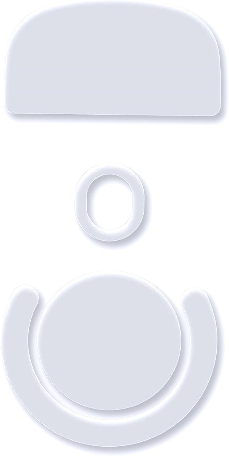 Smoothglide PTFE Rounded Replacement Mouse Skates Feet for G Pro X