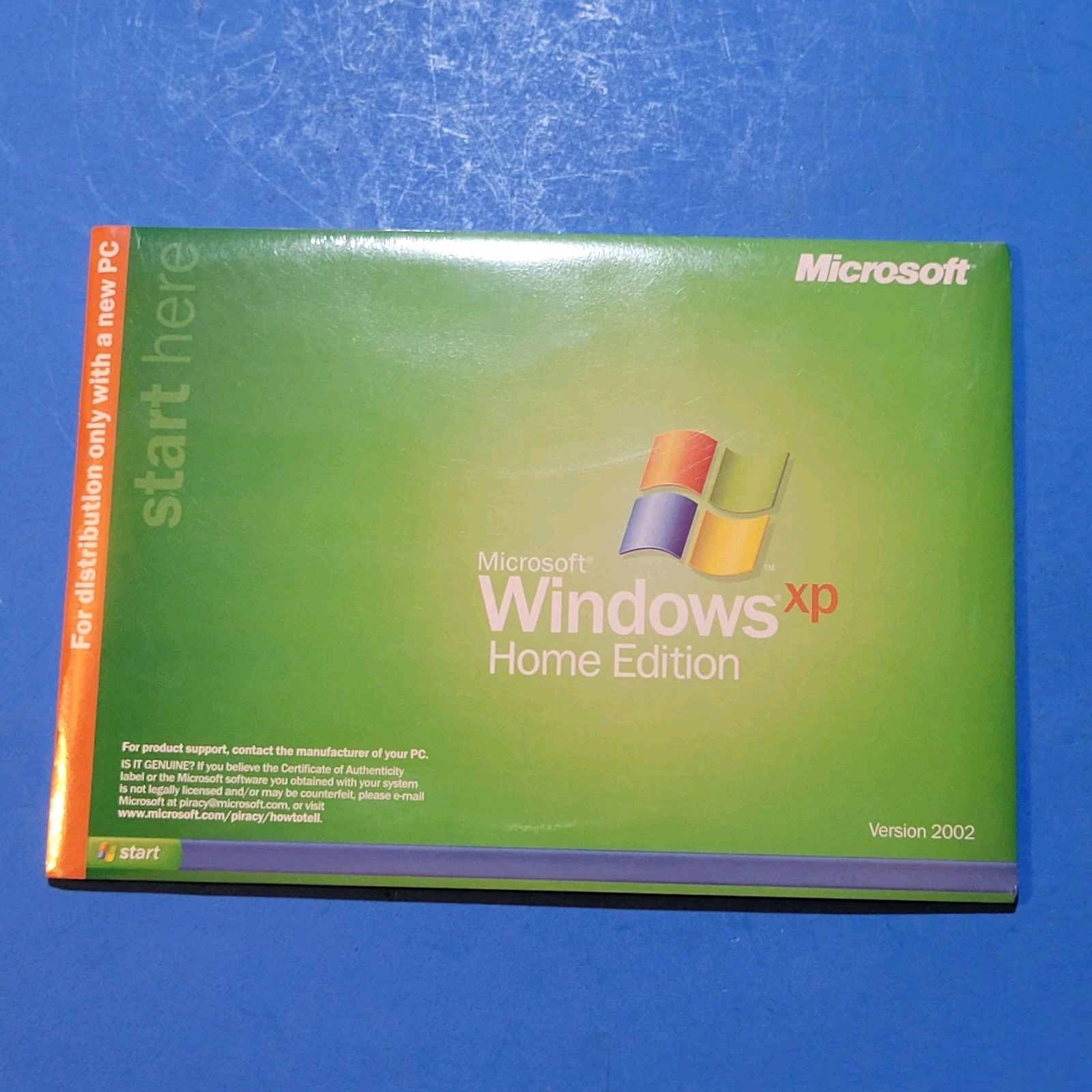 Microsoft Windows XP Home Edition 2002 OEM CD HPQ (X08-48123) Brand New