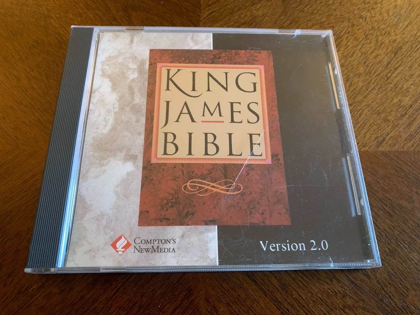 KING JAMES BIBLE, Version 2.0  by Compton’s NewMedia, CD 1993