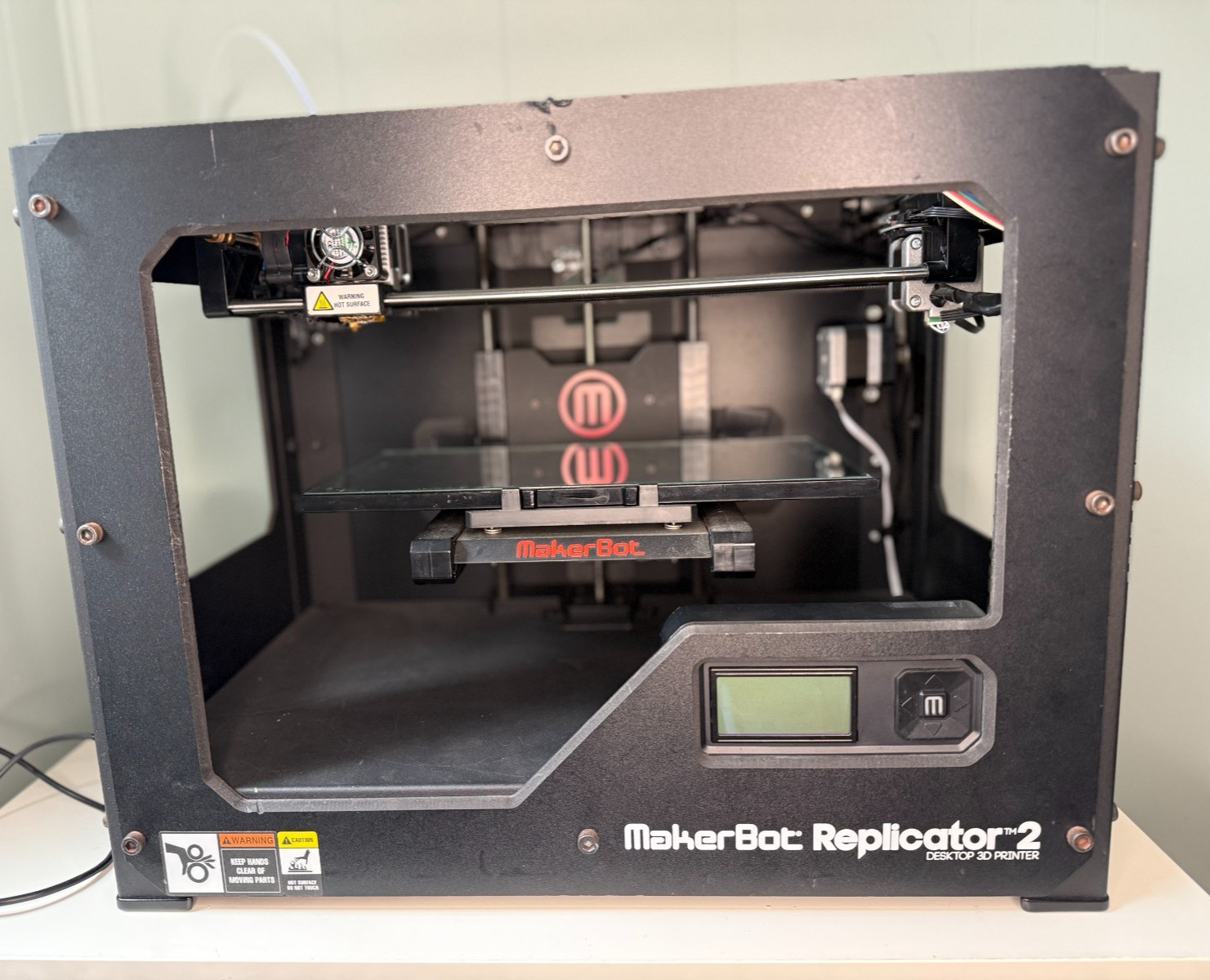 MakerBot Replicator 2 - 3D Printer - Tested - with extra/spare parts