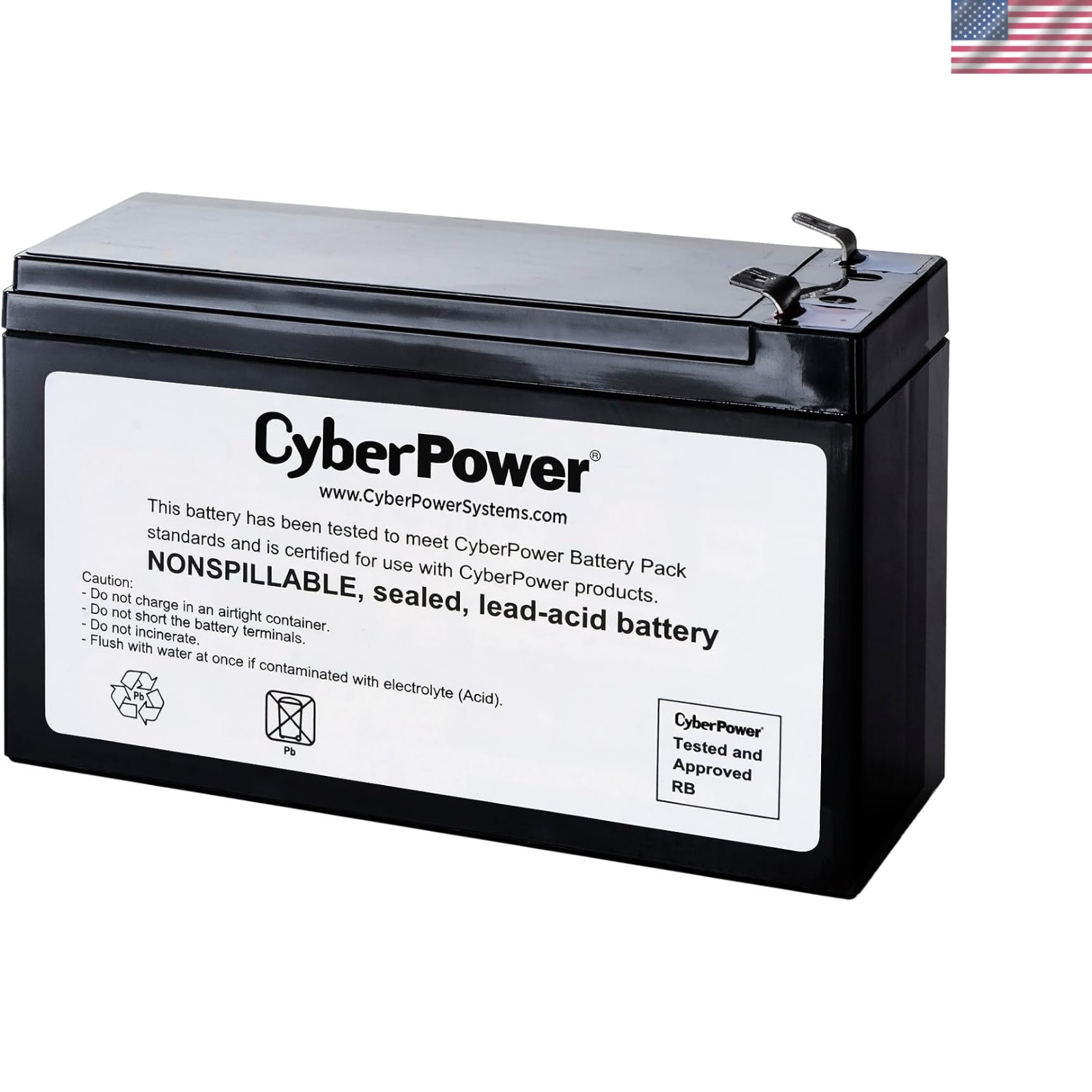 Effortless Installation RB1280A UPS Replacement Battery - High Performance 12V