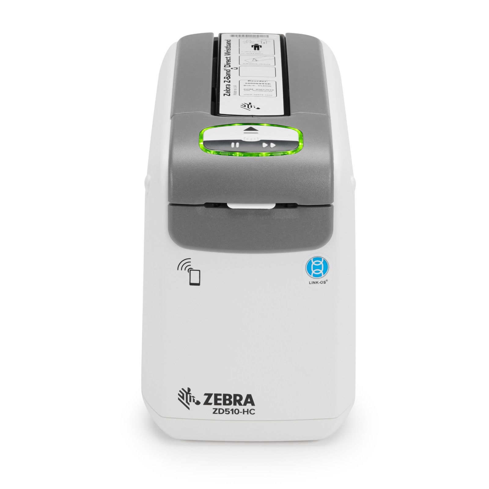 Zebra ZD510-HC 300dpi Wristband Barcode Printer (ZD51013-D01E00FZ)