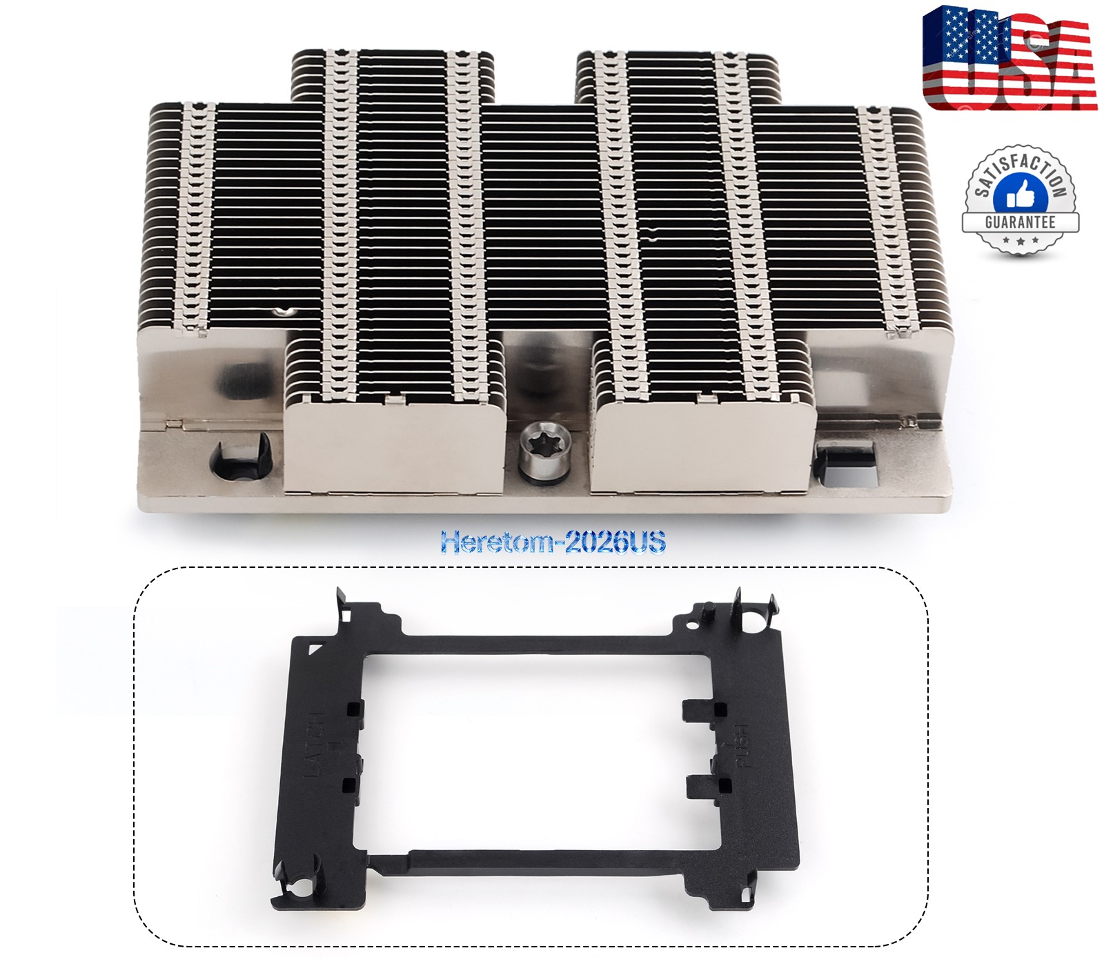 NEW Dell EMC PowerEdge R740 R740xd R640 C4140 Type 1U CPU Cooling Heatsink C6R9H
