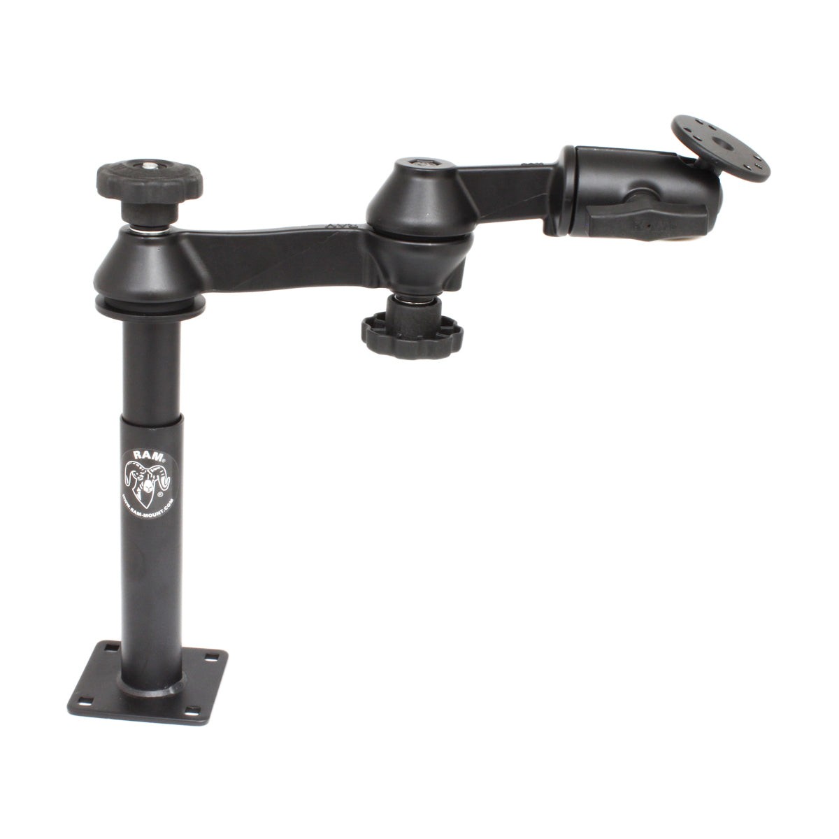 RAM-VP-SW1-47  RAM Tele-Pole with 4" & 7" Poles, Double Swin...