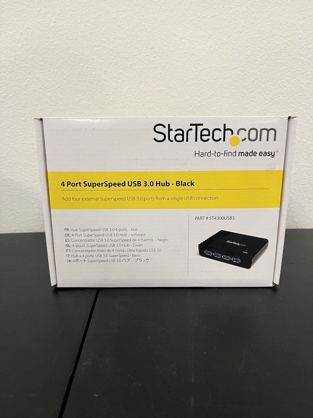 StarTech ST4300USB3 SuperSpeed USB 3.0 Expansion Hub Open Box