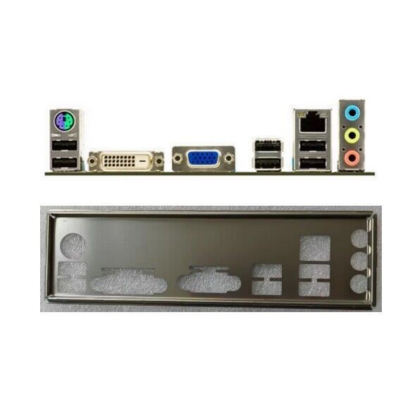 For Asus P8H61-M LX2 R2.0 & P8B75-M LX PLUS Shield IO I/O Backplate Motherboard