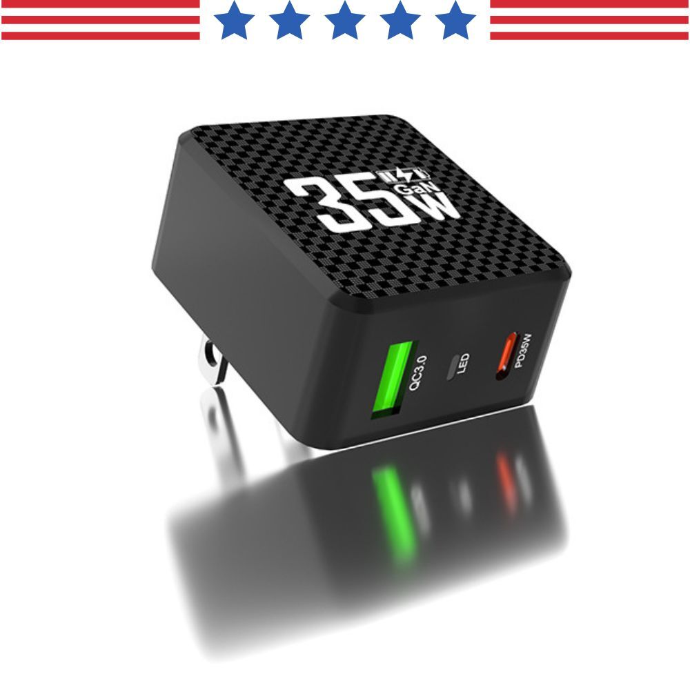 35W PD Fast Charger USB-C Adapter For iPhone 15 14 13 12 For Samsung Galaxy S21