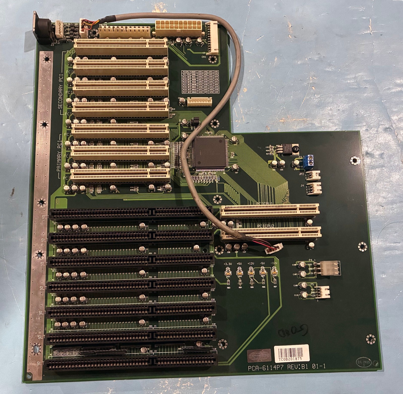Advantech PCA-6114P7 REV B1 Backplane Board