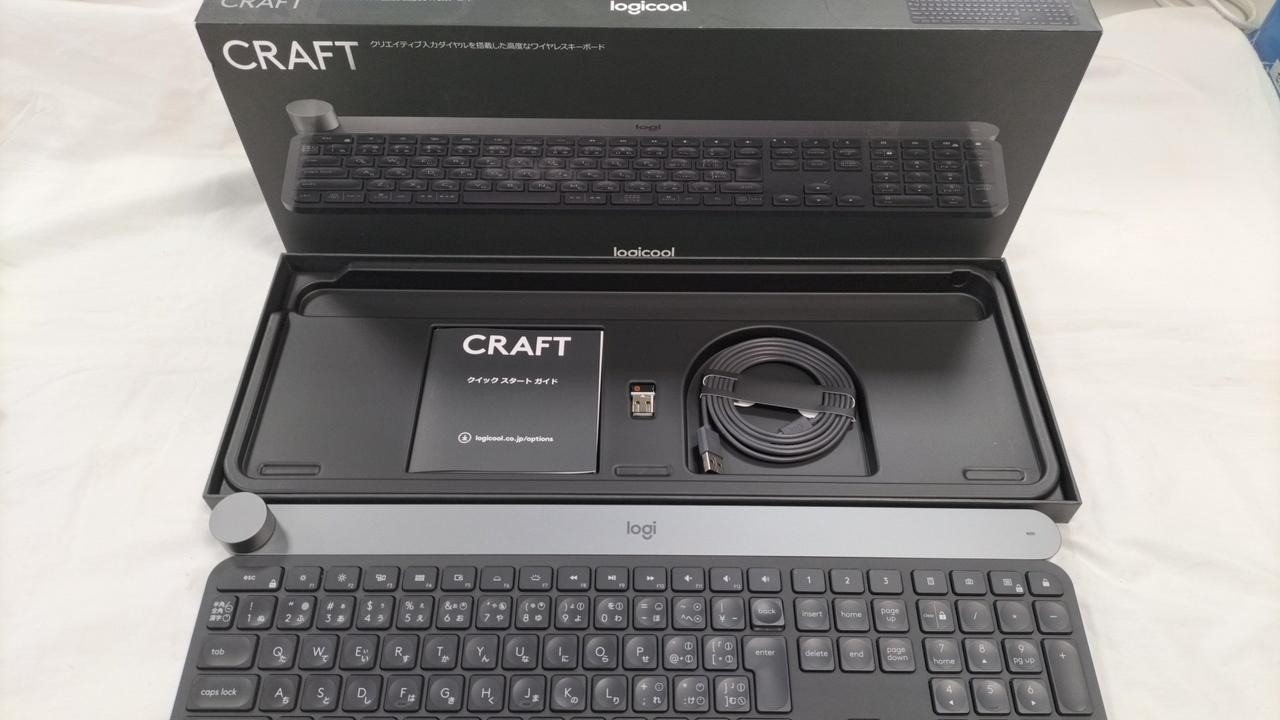 LOGICOOL KX1000S Wireless Keyboard Bluetooth Backlit Rechargeable Used