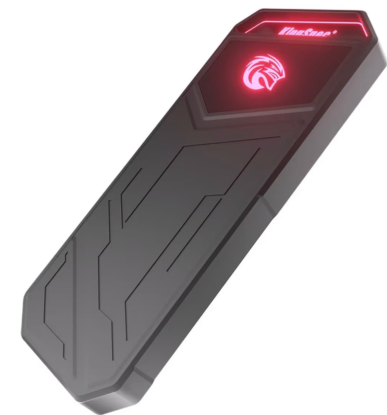 1TB External SSD - 2100MB/s, Portable Solid State Hard Drives with RGB Light