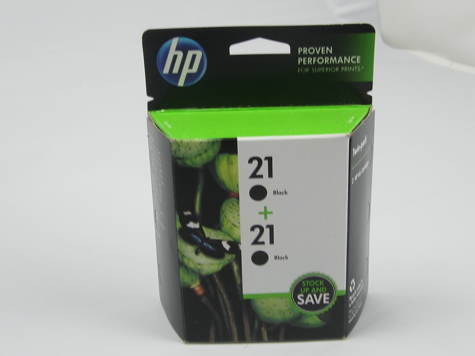 HP 21 Black Ink Cartridge Twin-Pack