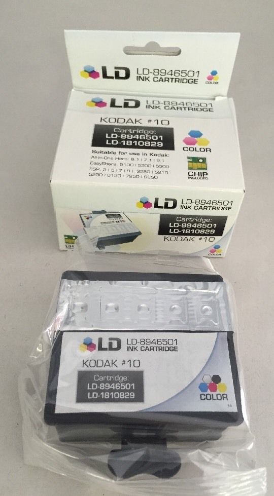 LD 8946501 #10C 10 Color Ink Cartridge for Kodak Printer