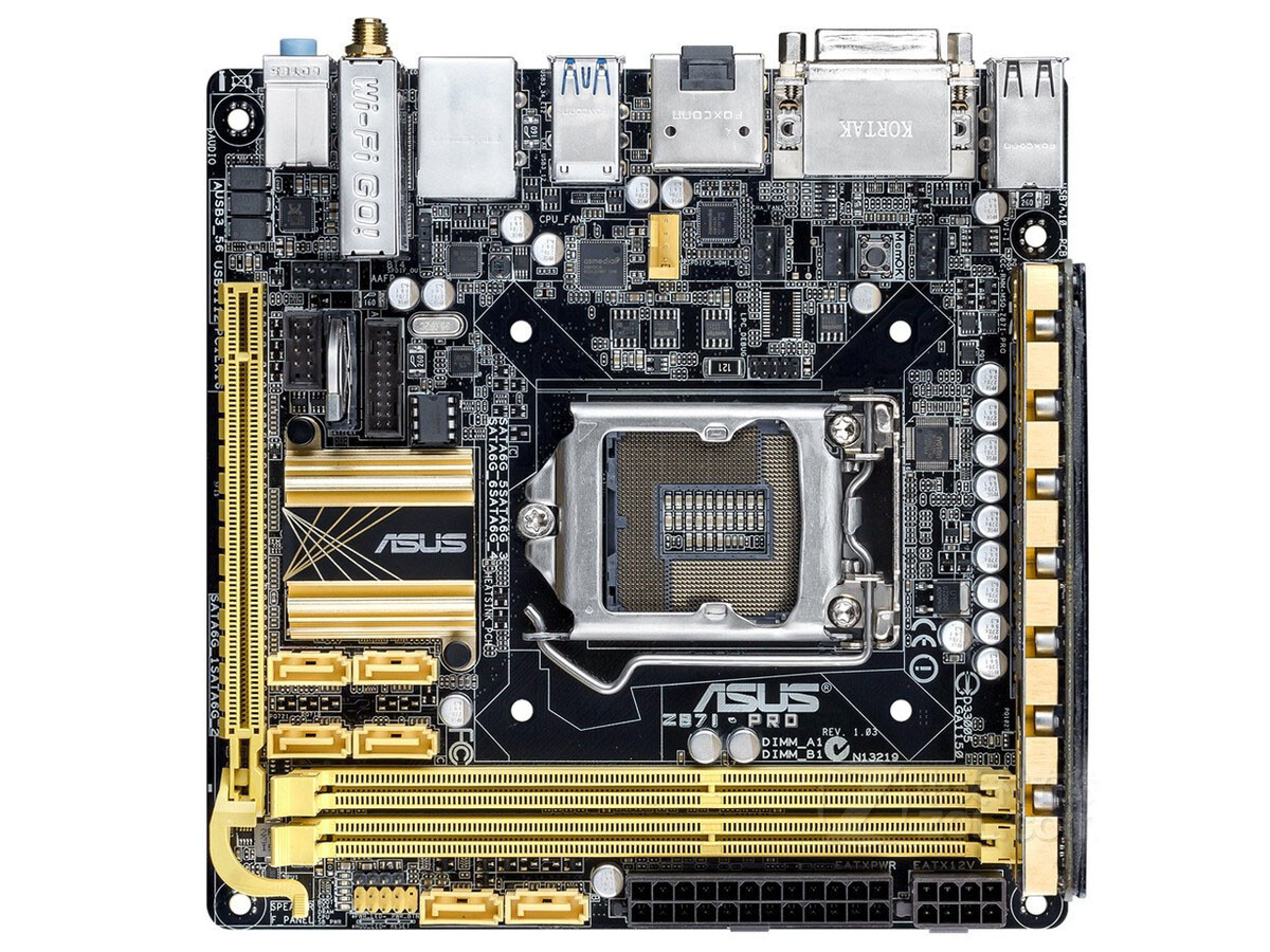 For ASUS Z87I-PRO motherboard LGA1150 DDR3 16G DVI+DP+HDMI  M-ATX  tested oK