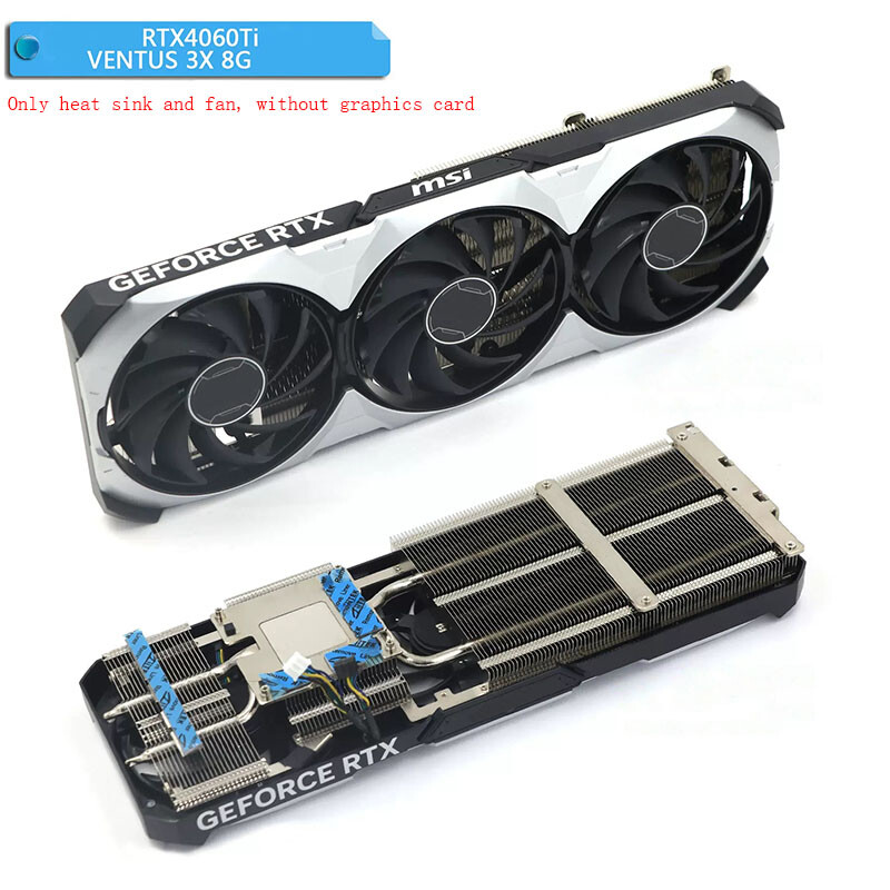 For MSI RTX4060Ti 4070 4070Ti 4080S 4090 VENTUS 3X Graphics Card Cooler w/ Fan