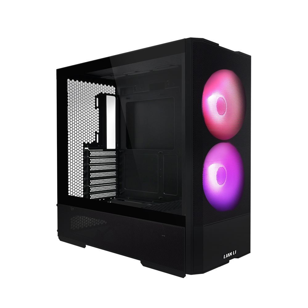 Lian Li Lancool 207 Tempered Glass ATX Mid-Tower Computer Case - Black