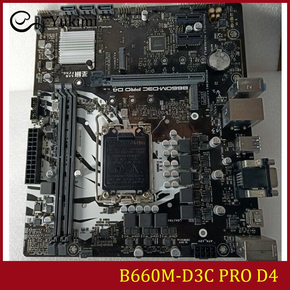 FOR ASUS B660M-D3C PRO D4 Ｍotherboard Test OK
