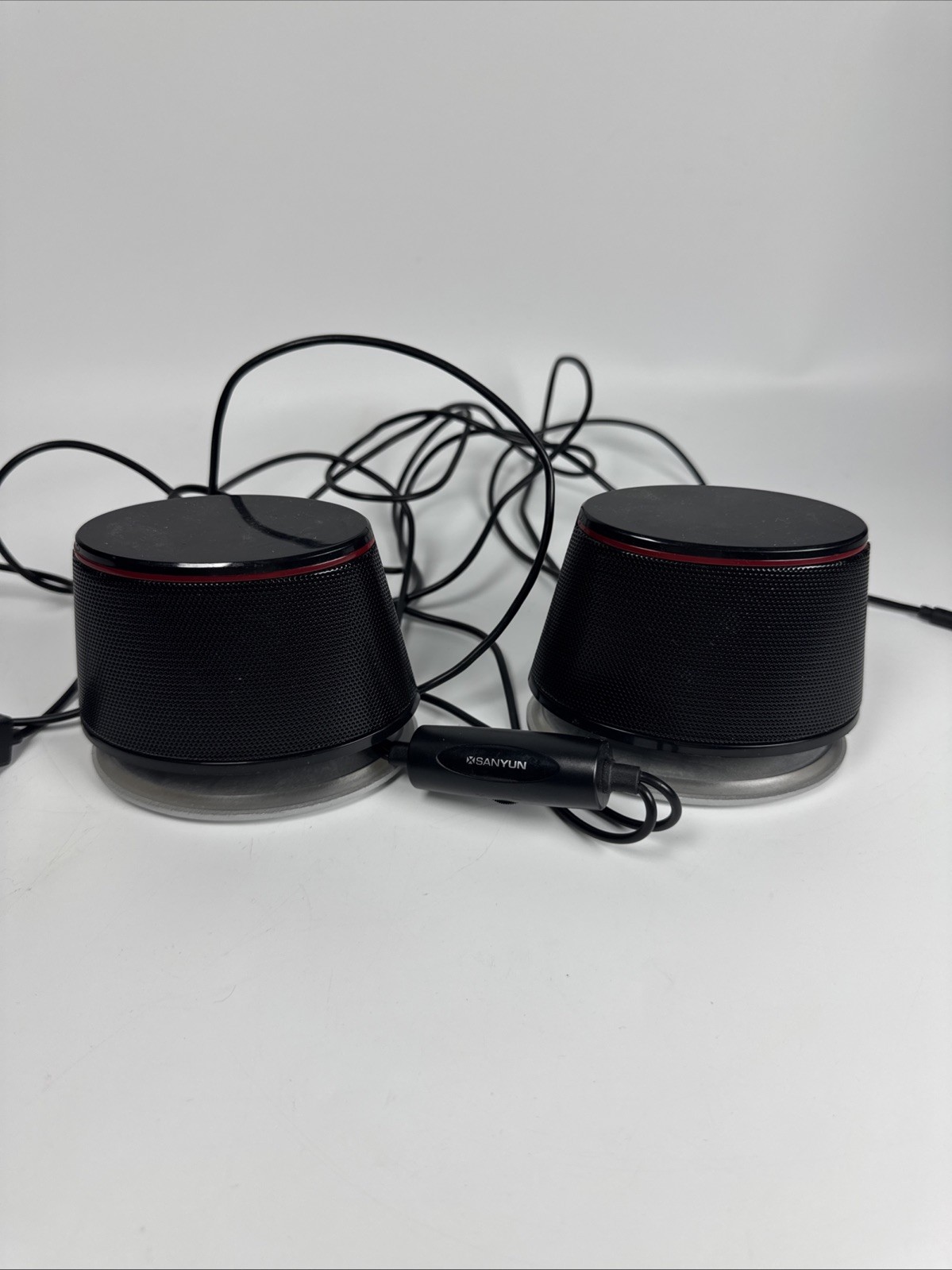 SANYUN Multimedia Computer Speakers 2.0 Model SW-102 Black USB Powered