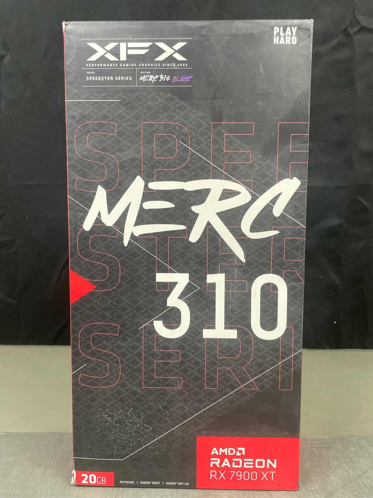 XFX Speedster MERC310 AMD Radeon RX 7900XT Black Gaming Graphics Card with 20GB
