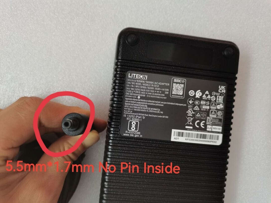 330W LITEON 19.5V 16.9A For Acer N20C11 Predator Helios PH317-55G PA-1331-91 OEM