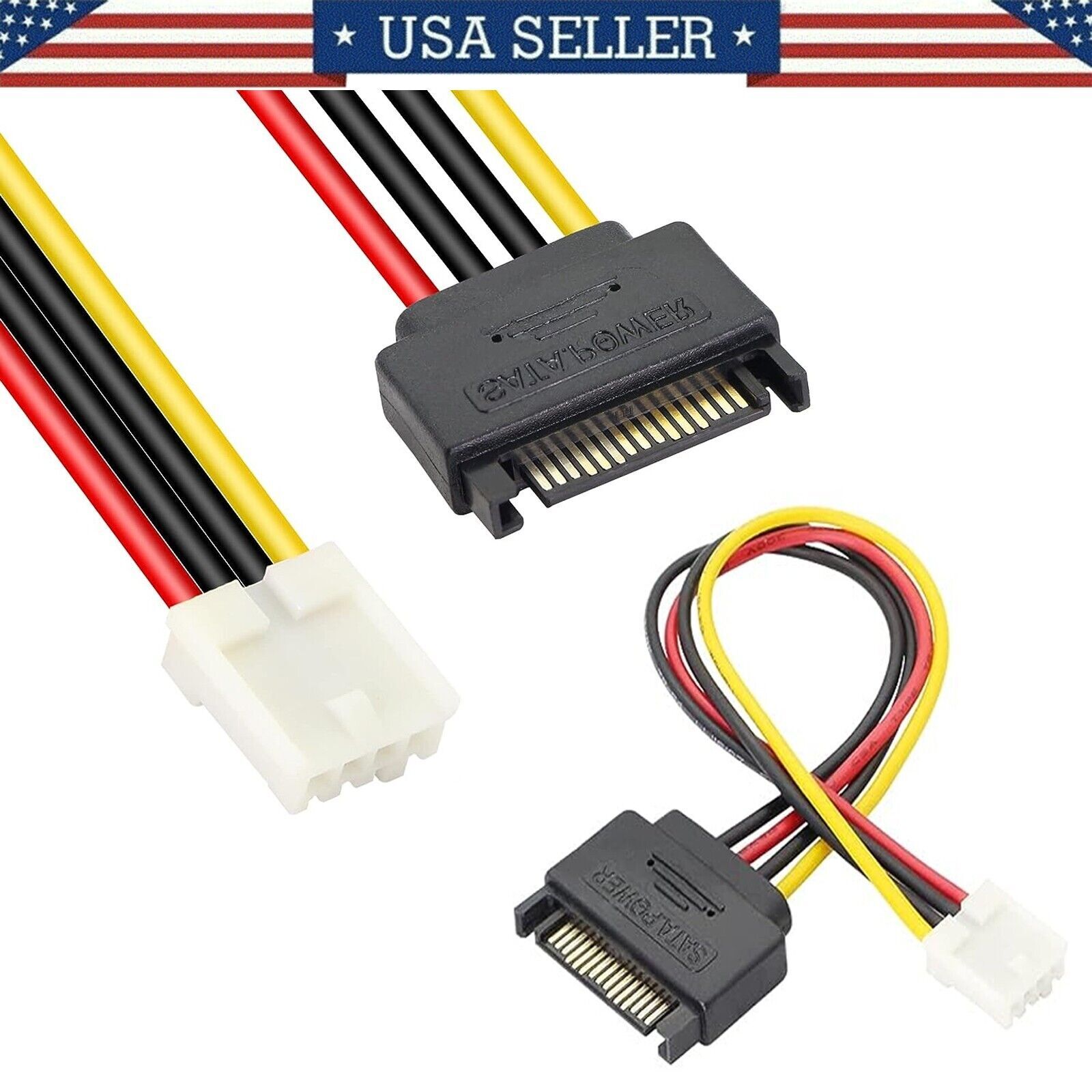SATA Power Cabl Perfect for Modern Builds e 4 Pin Floppy Drive Adapter