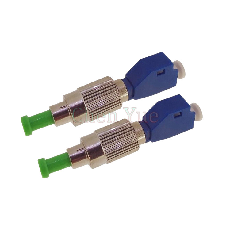 2pcs LC/UPC Female to FC/APC Male LC-FC SM 9/125 Hybrid Adapter Optical Adaptor