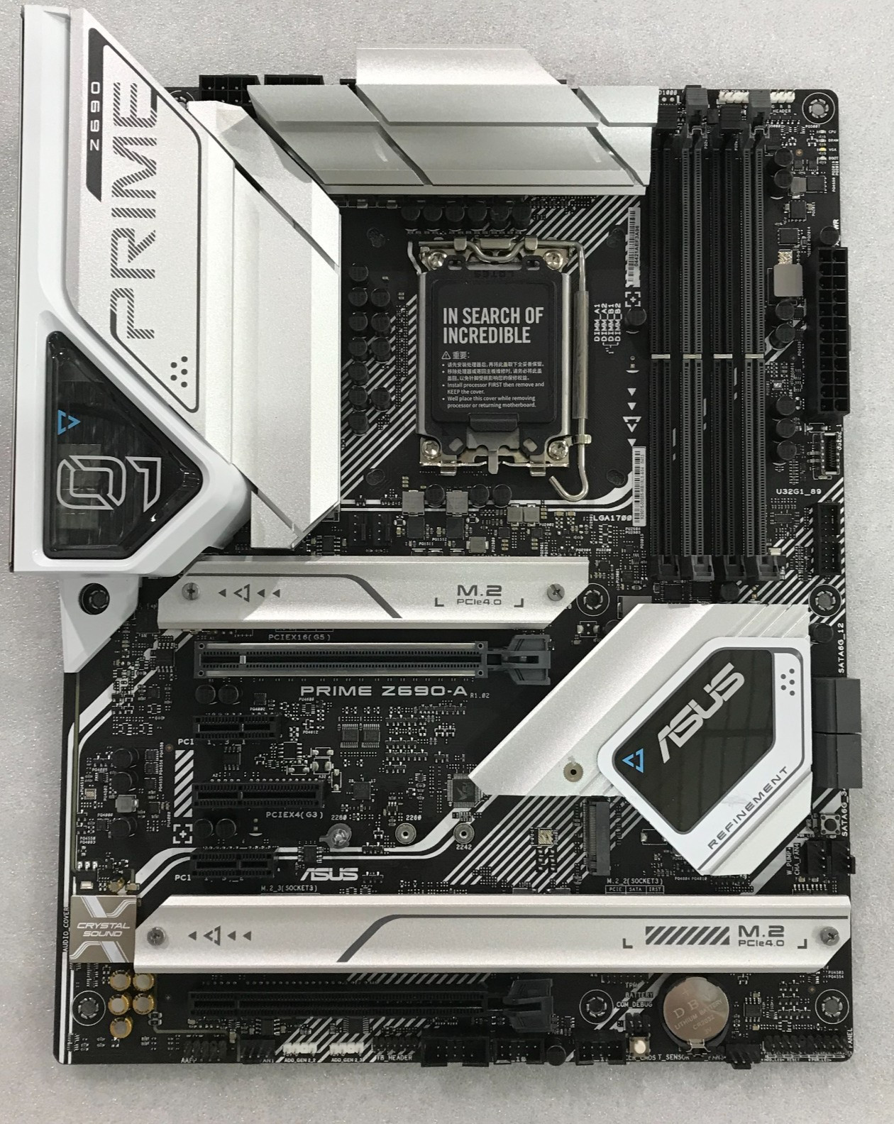 ASUS PRIME Z690-A | Built-In I/O Shield | Complete Accessories | Cosmetic Wear