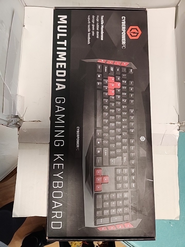 CYBER POWER PC Multimedia Keyboard for Gaming USB, NEW IN BOX