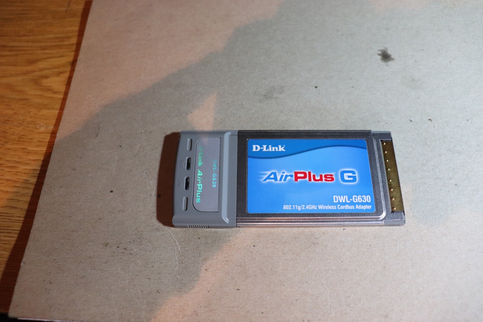 D-LINK AIRPLUS G DWL-G630 WIRELESS-G CARDBUS ADAPTER