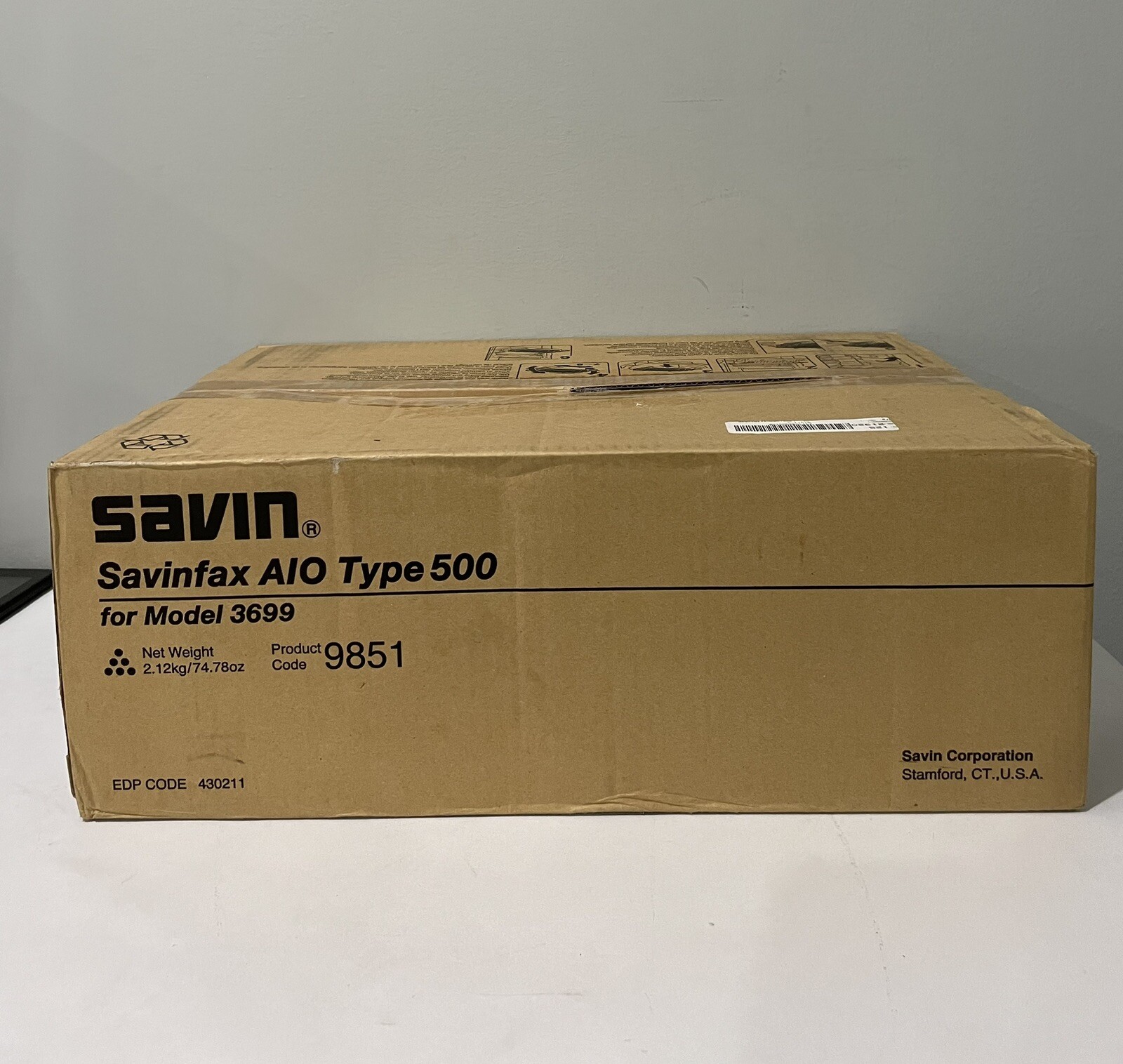 Genuine OEM Ricoh Savinfax AIO Type 500 430211 (Black) Toner for Model 3699 New