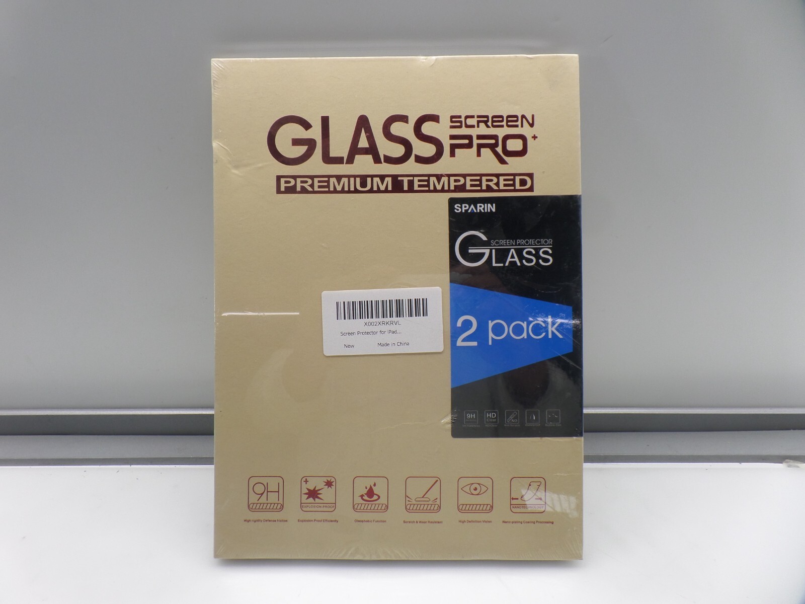 {2-Pack} HD Clear Tempered Glass Screen Protector For iPad 10.2 7th 8th 9th Gen