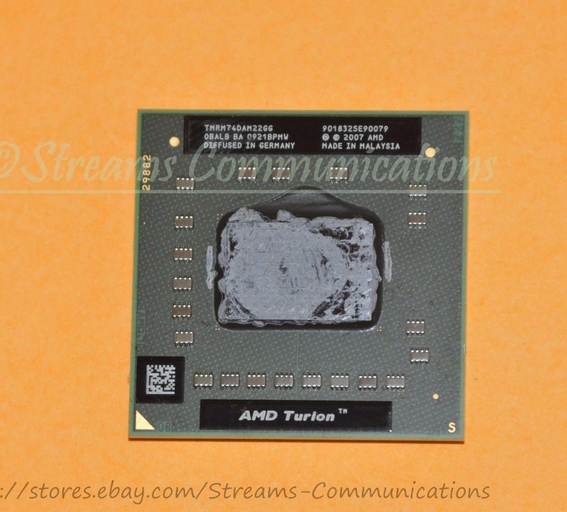 AMD Turion 64 X2 RM-74 TMRM74DAM22GG Dual-Core 2.2GHz Mobile Processor CPU