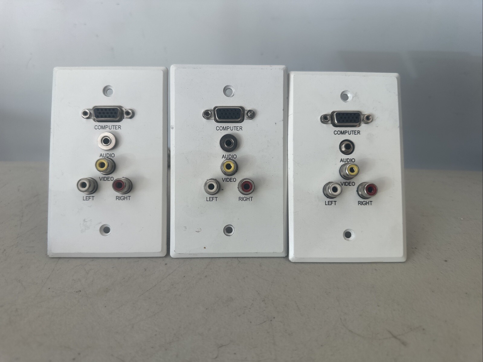 Lot Of 3 RapidRun HD15 3.5mm 3 RCA