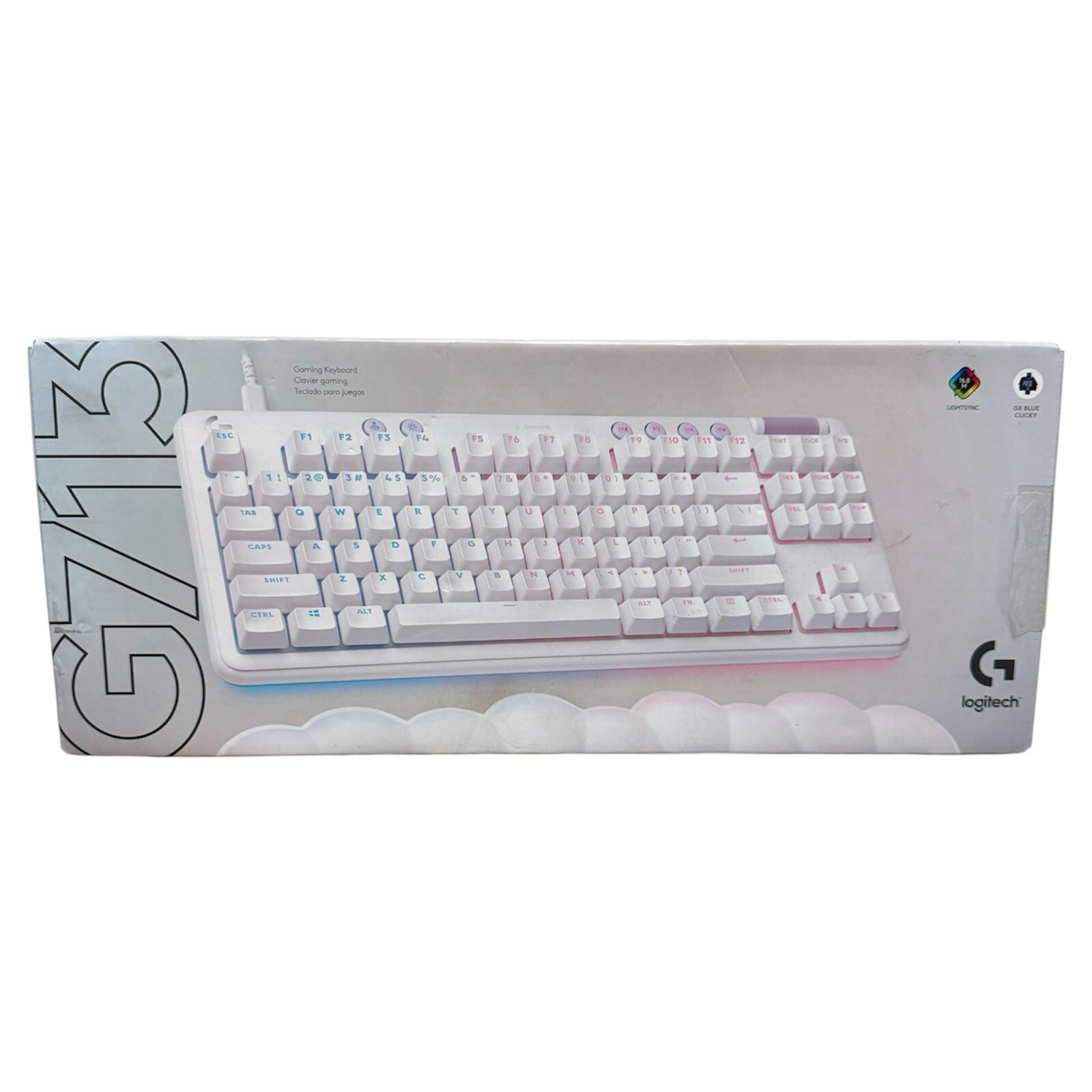 Logitech G713 Wired Mechanical Gaming Keyboard with LIGHTSYNC RGB Lighting,