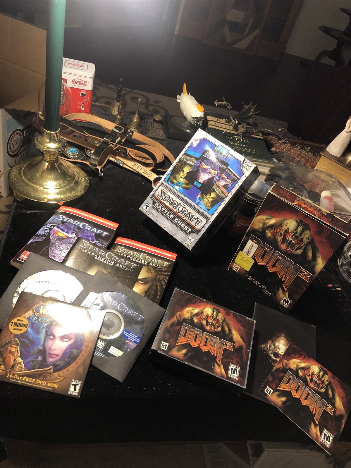 DOOM 3 PC CD-ROM 2004 & Star Craft Battle chest 1998