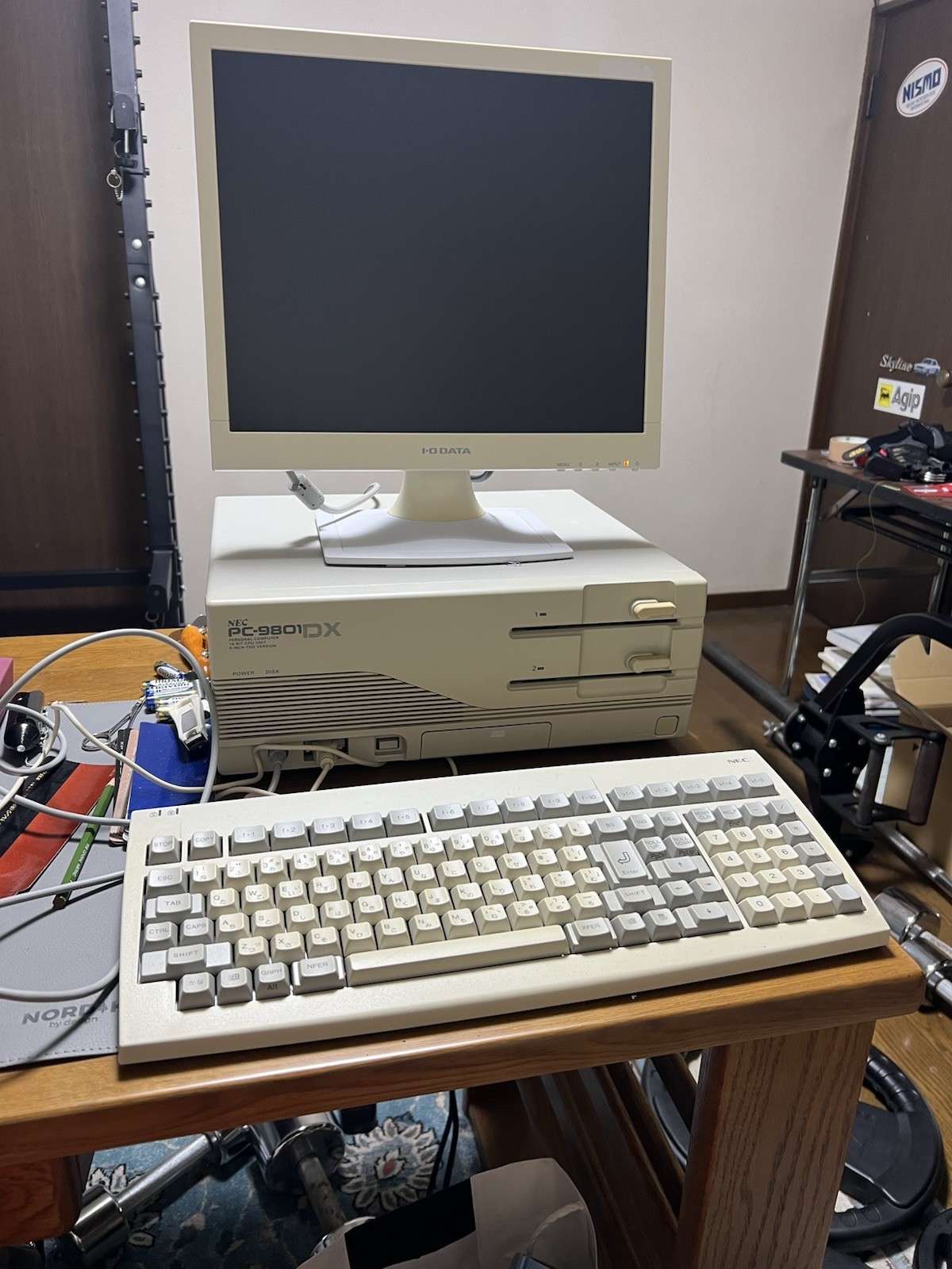 NEC PC-9801 DX2 Desktop Vintage Retro Computer Japanese JDM Fully Working Japan