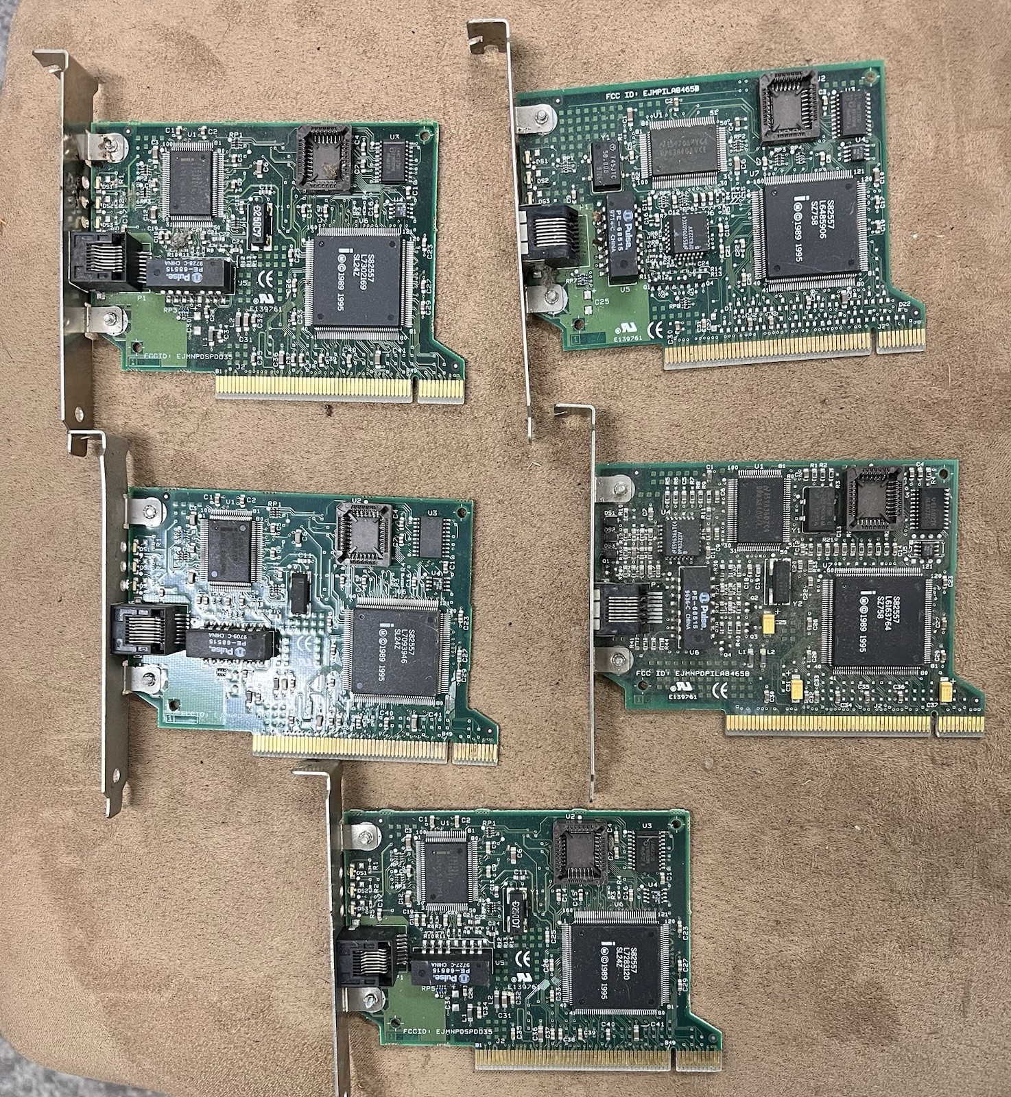 IBM EtherJet 10/100 PCI Ethernet Network Card Intel 82557 Vintage Working Pull