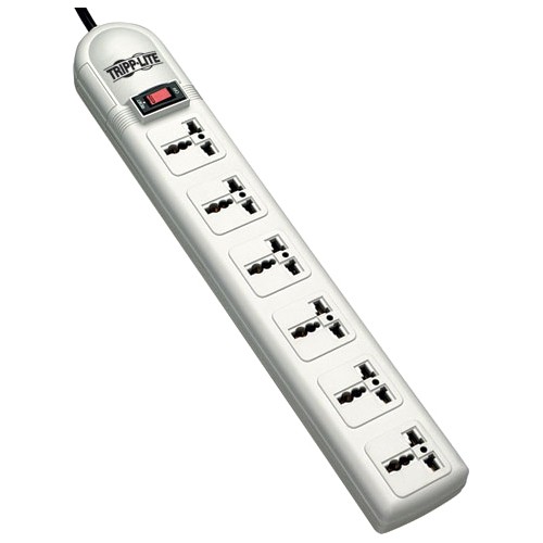Tripp Lite Intl Surge 6 Universal Outlets/CEE Plug 230V 750 Joules (SUPER6OMNID)