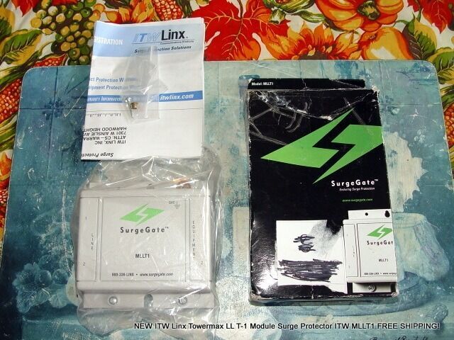 NEW ITW Linx Towermax LL T-1 Module Surge Protector ITW MLLT1 