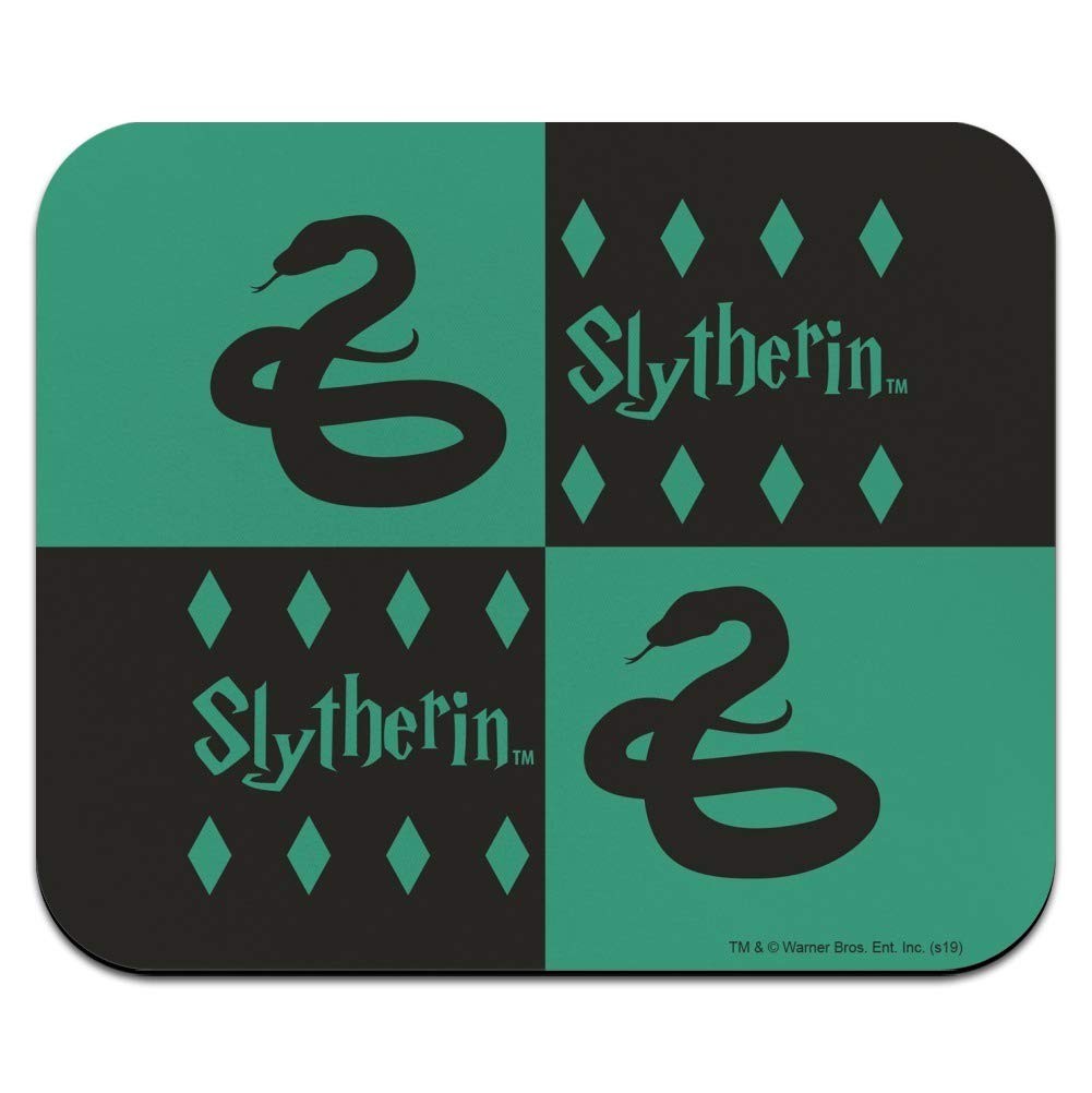 Harry Potter Slytherin Pattern Low Profile 7.8L x 9.3W inches, multi-colored 