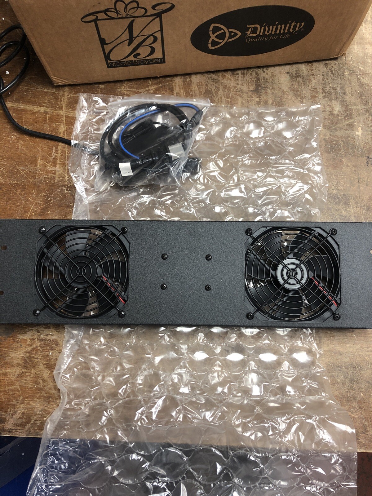 Middle Atlantic EFP-2DC-FC Ultra Quiet Fan Panel w/ Thermostatic Control