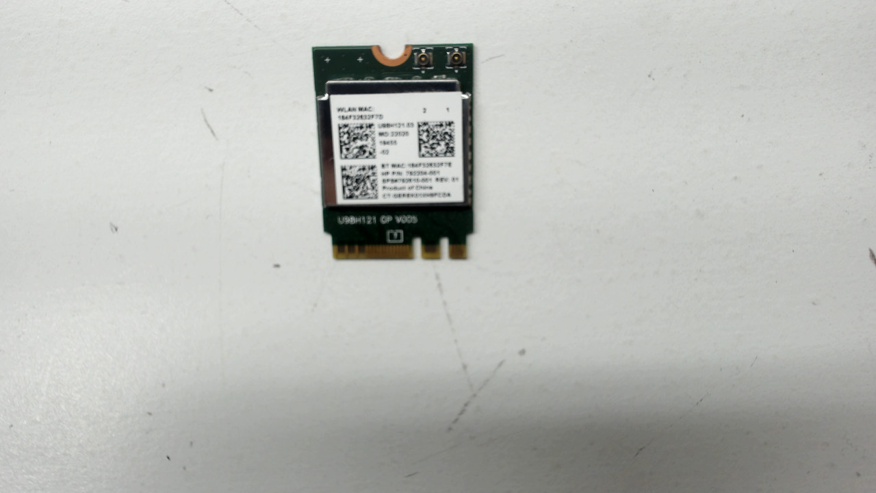HP RTL8723BE 1x1 Bluetooth + WirFi Adapter