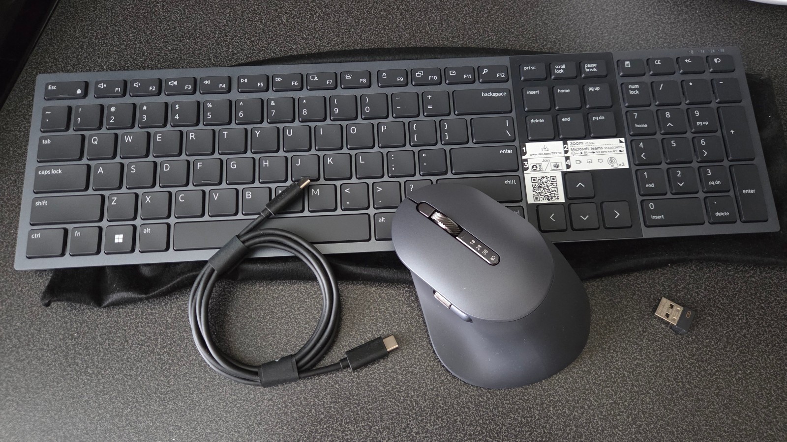 Dell Premier KM900 Keyboard and Mouse  - Graphite  KM900-GR-US "NEW without box"