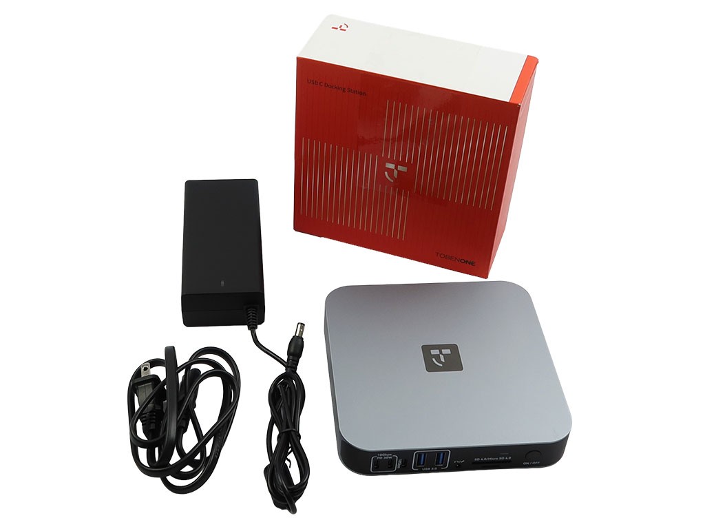 TOBENONE UDS015M 18-IN-2 USB ETHERNET SD HDMI DUAL 4K MONITOR DOCKING STATION