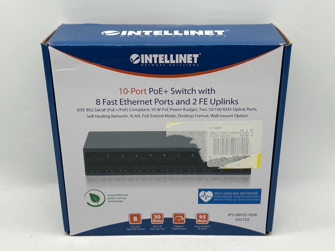 Intellinet 10-Port PoE+ Ethernets Managed Switch