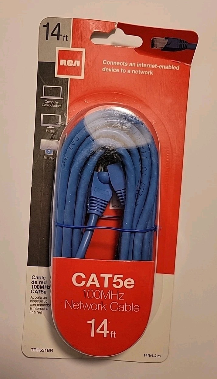 RCA CAT5e 14-ft 100MHz Network Cable 