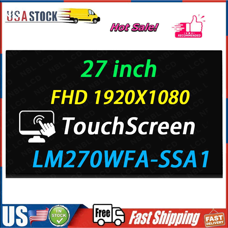 for HP 27-D 27-dp0160 27" LCD Screen All-in-One Touch Screen LM270WFA SSA1