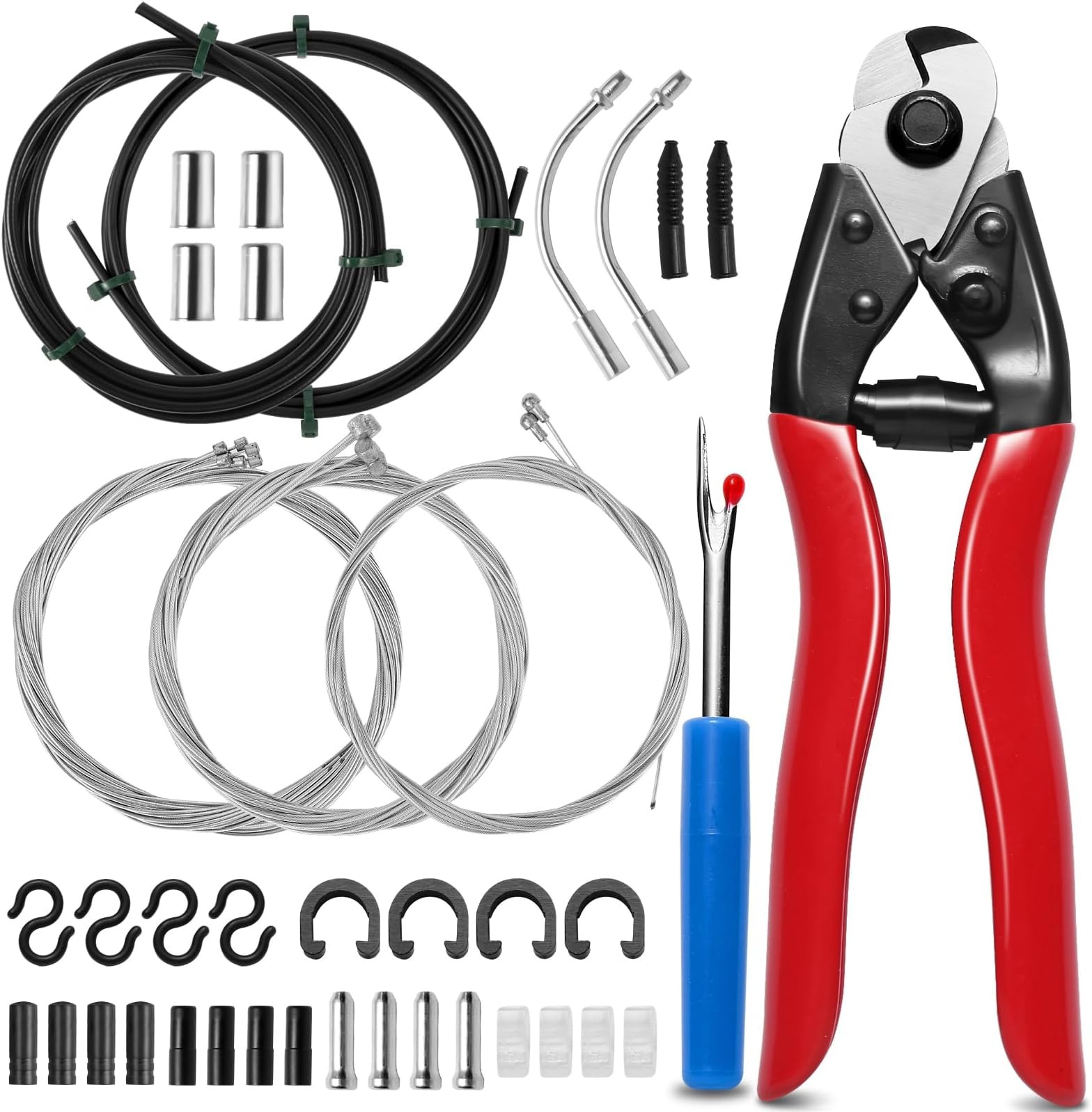Bike Brake Cable Kit Stainless Steel Cutter Housing Set MTB Road Mountain Bikes